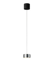 Oligo, Pendelleuchte Grace, 1-flammig Schwarz Aluminium, stilvolle Pendelleuchte