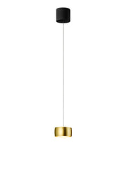 Oligo, Pendelleuchte Grace, 1-flammig Schwarz Gold, hochwertige Pendelleuchte