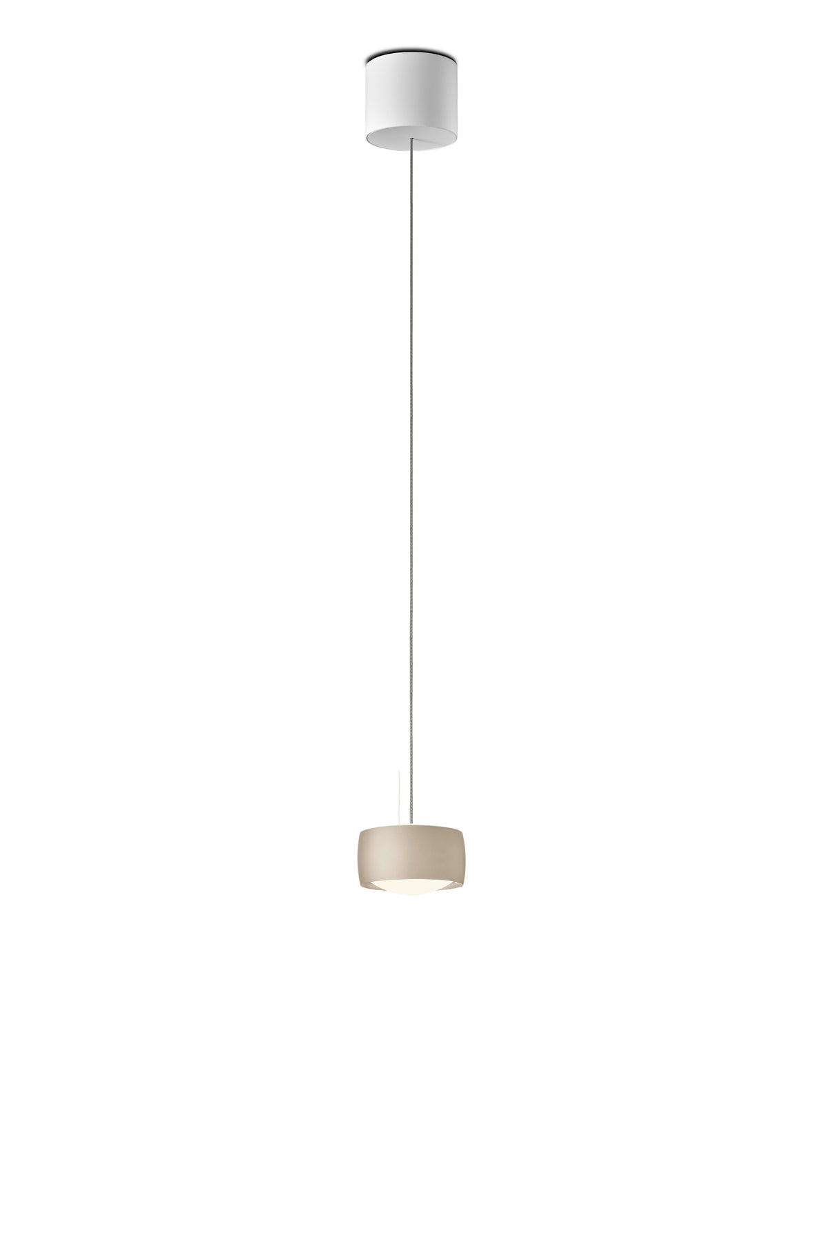 Oligo, Pendelleuchte Grace, 1-flammig Weiss Cashmere, hochwertige Lichtlösung