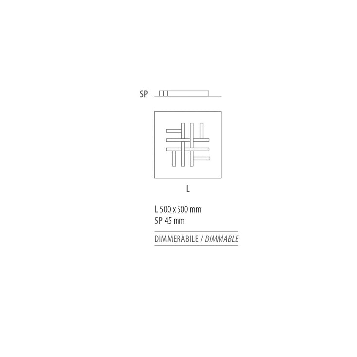 Deckenleuchte Pattern 50mm