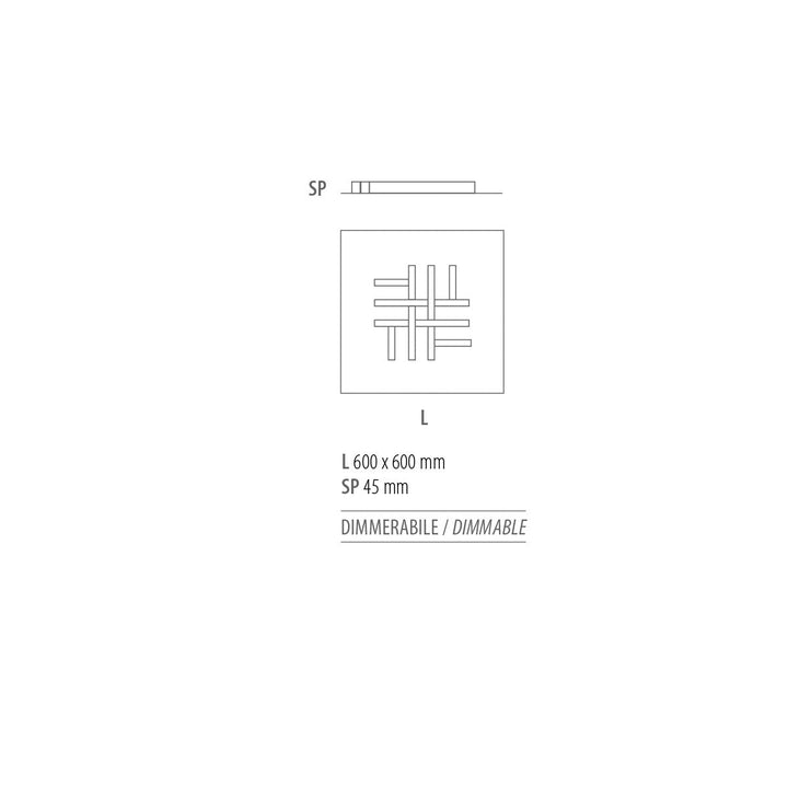 Deckenleuchte Pattern 60mm