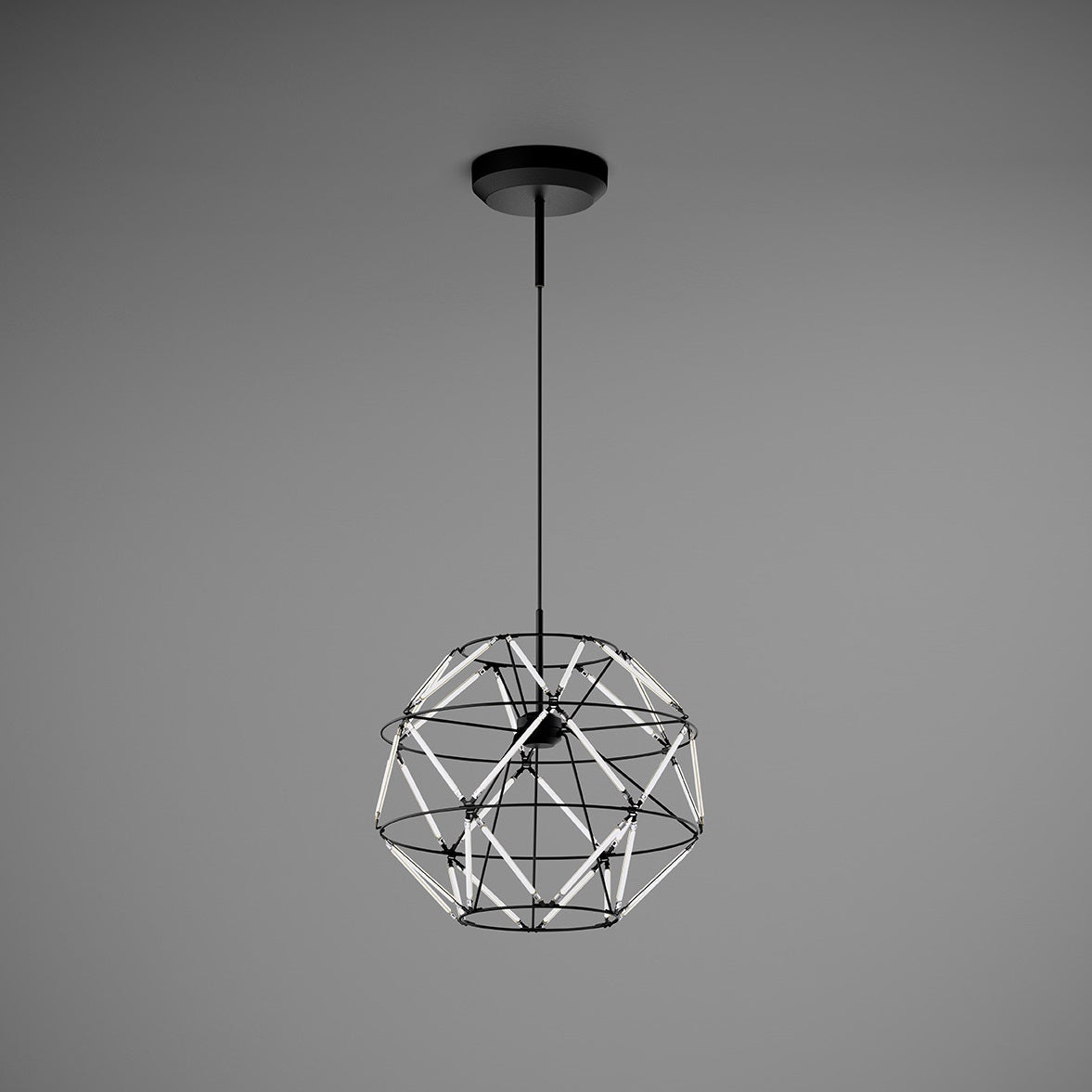 Urban Lighting, Pendelleuchte Euclide, 35cm Schwarz, moderne Lichtlösung