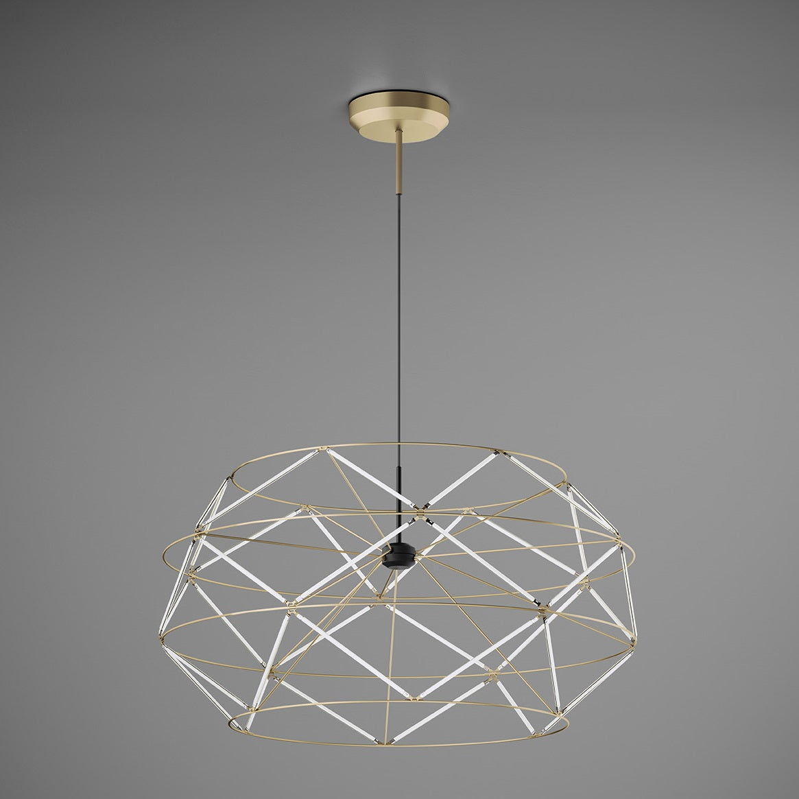 Urban Lighting, Pendelleuchte Euclide, 70cm Gold, hochwertige Lichtlösung