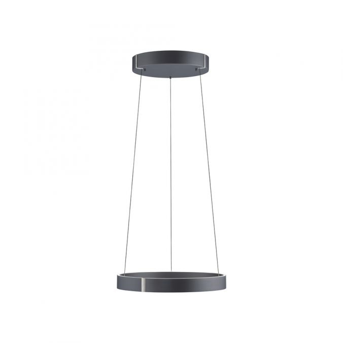 Pure, Pendelleuchte E-Clipse elektrisch, Anthrazit 50cm, Produktbild
