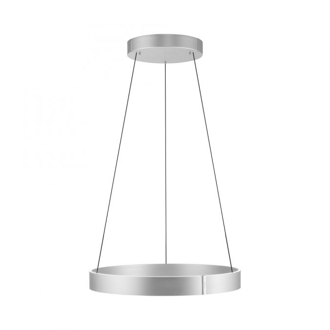 Pure, Pendelleuchte E-Clipse elektrisch, Aluminium 70cm, Produktbild