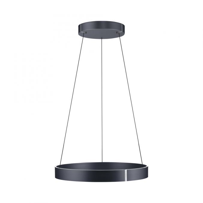 Pure, Pendelleuchte E-Clipse elektrisch, Anthrazit 70cm, Produktbild