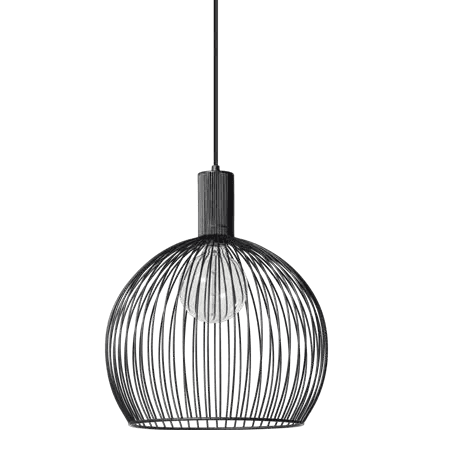 Expo Trading, Pendelleuchte Wire, Schwarz 40cm, Produktbild