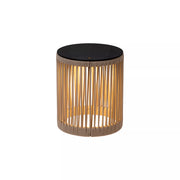 Lucide, Akku-Stehleuchte Pingi, Klein Taupe, kabellose Lichtlösung
