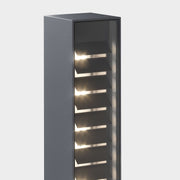 IP44.de, Pollerleuchte lin, Anthrazit 70cm, moderne Pollerleuchte