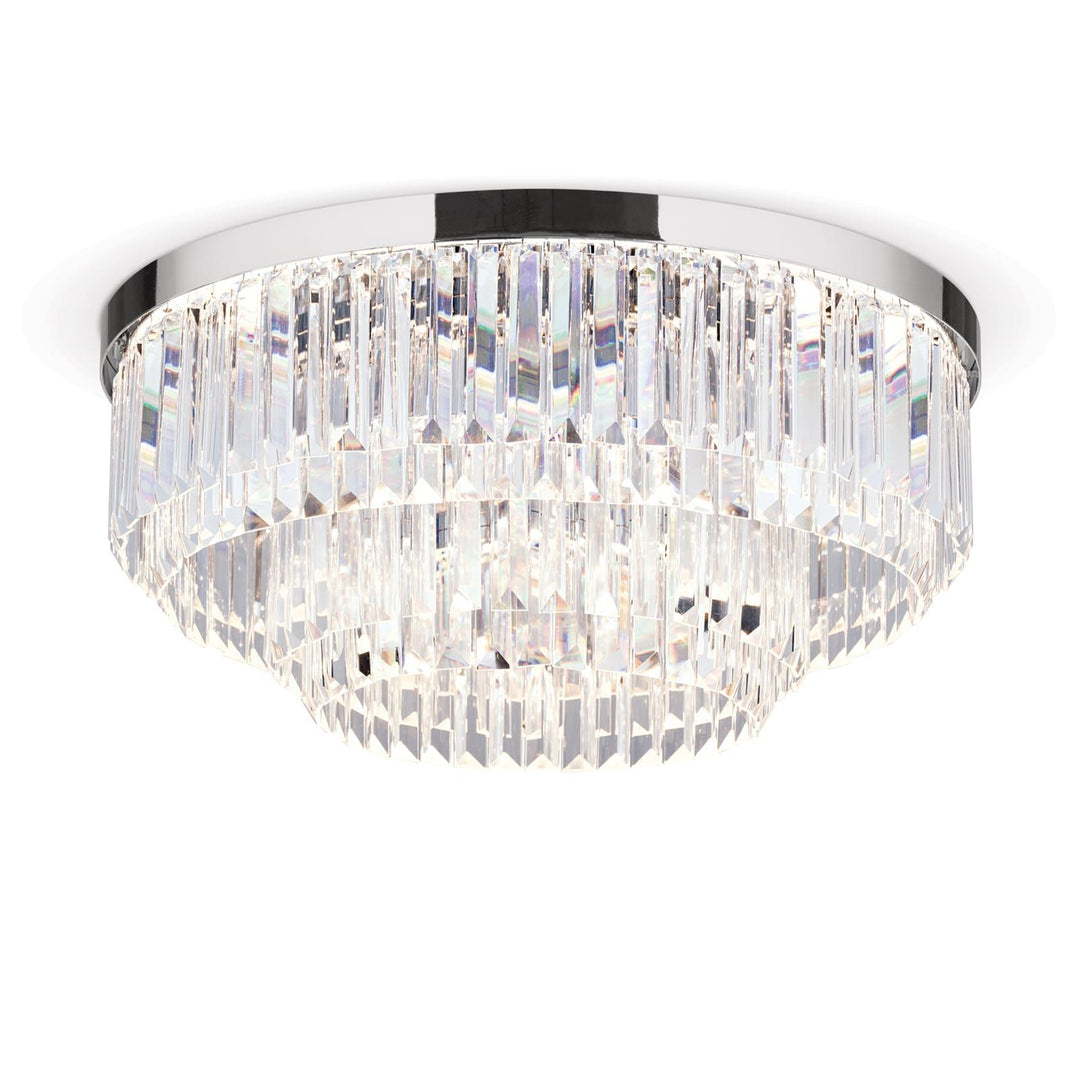 Deckenleuchte Prism, 24 Karat vergoldet/verchromt