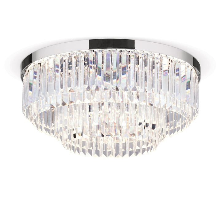 Deckenleuchte Prism, 24 Karat vergoldet/verchromt
