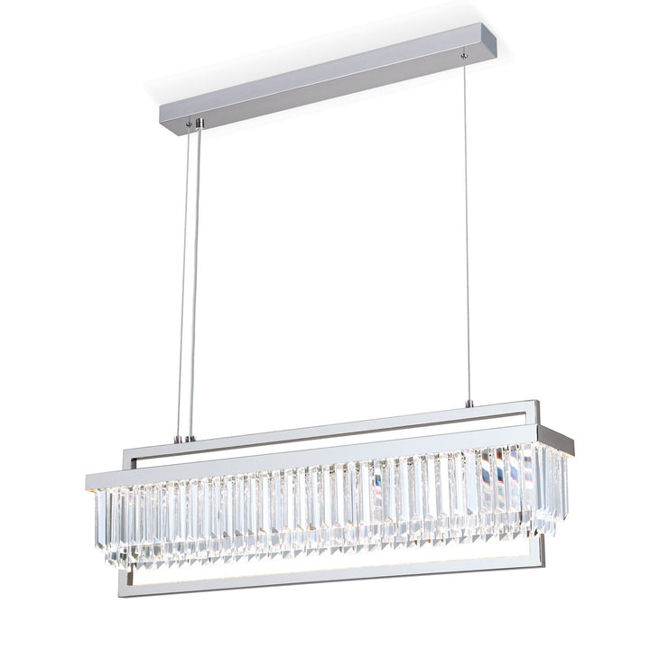 Pendant lamp Prism, rectangular, 24 carat