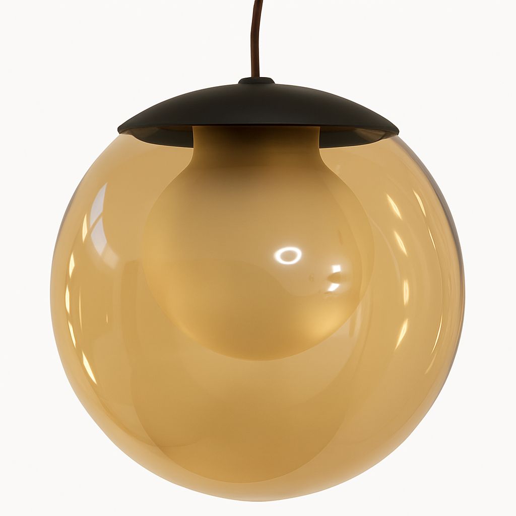 Pure, Ersatzglas zu E-Popup, Bronze 12cm, hochwertiges Ersatzglas