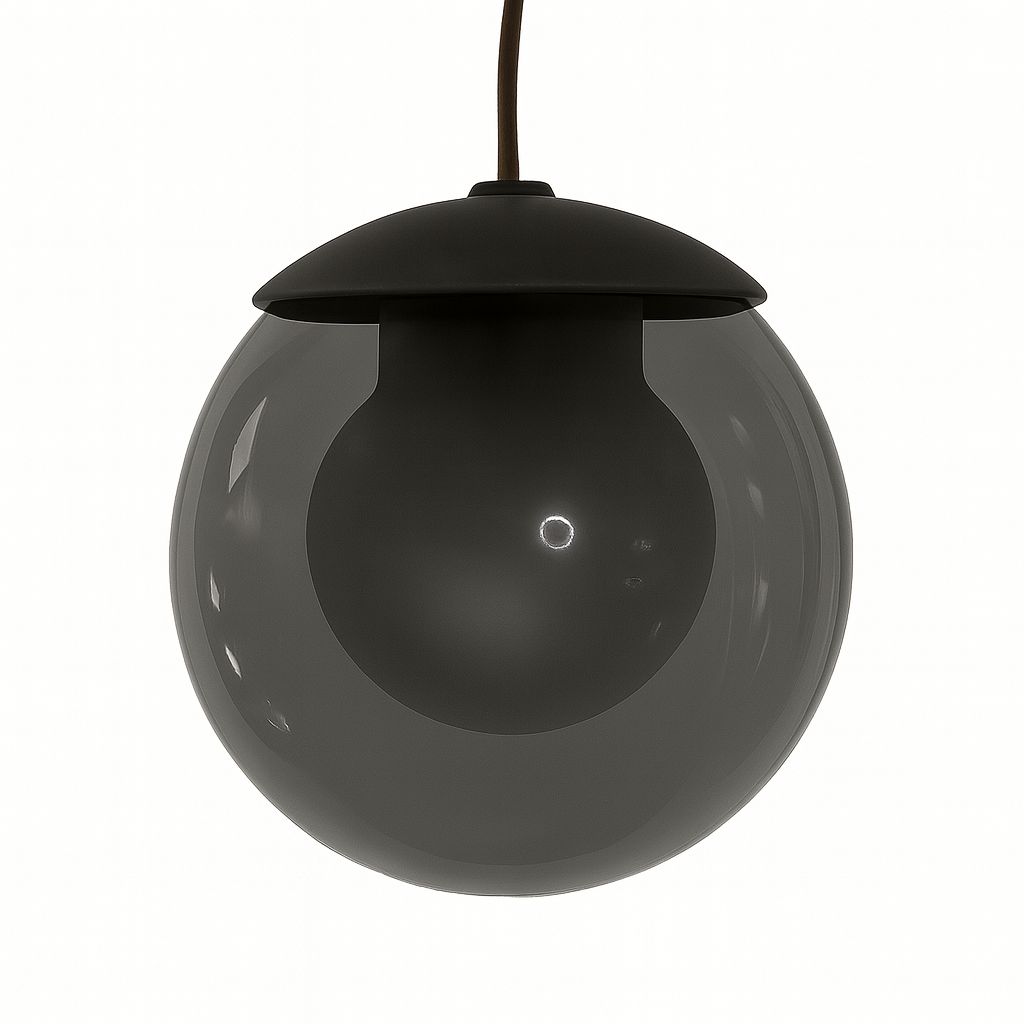 Pure, Ersatzglas zu E-Popup, Anthrazit 10cm, praktisches Leuchtenzubehör
