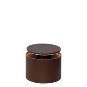 Zafferano, Tischleuchte Push-Up, Corten, moderne Akku Beleuchtung