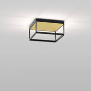 Serien, Deckenleuchte Reflex M 150, Schwarz-Gold, hochwertige Raumbeleuchtung