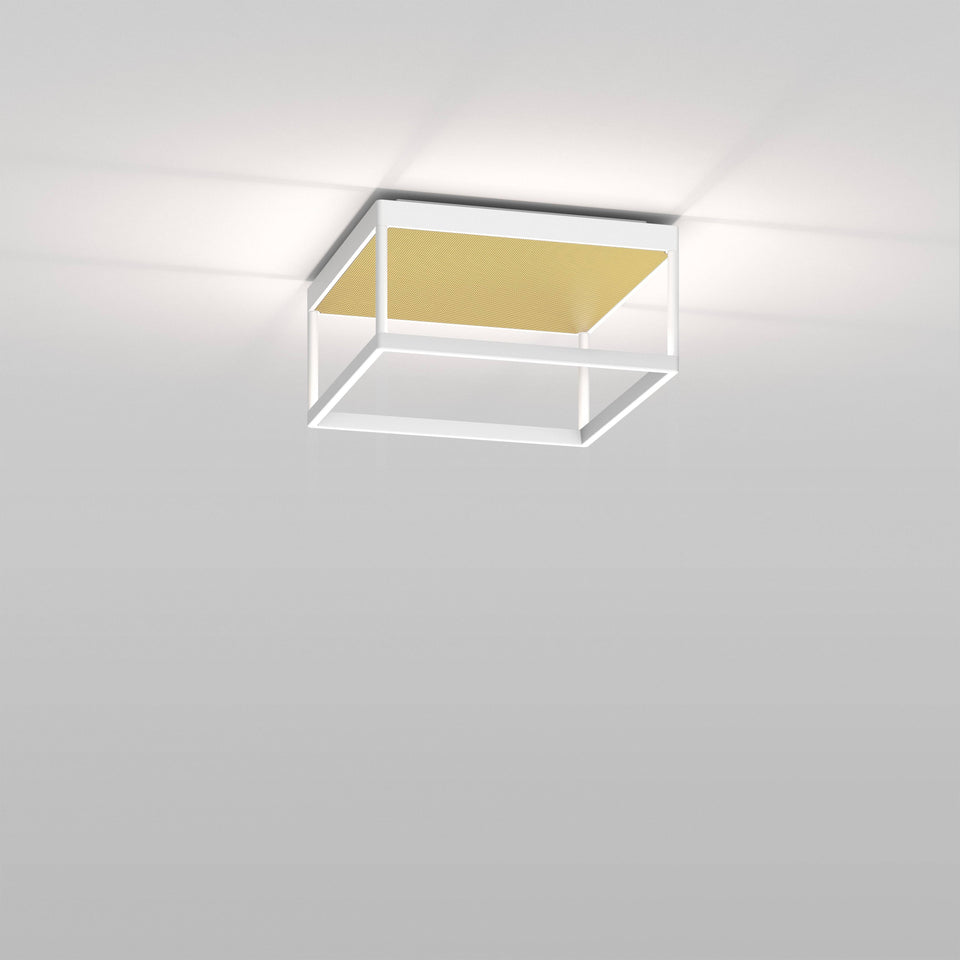 Serien, Deckenleuchte Reflex M 150, Weiss-Gold, stilvolle Deckenbeleuchtung