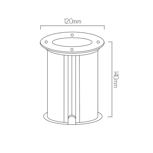 Bodeneinbaustrahler Atlantis