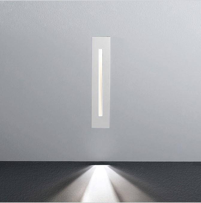 DLS Lighting, Wandeinbauleuchte Split, Raumbild, hochwertige Akzentbeleuchtung