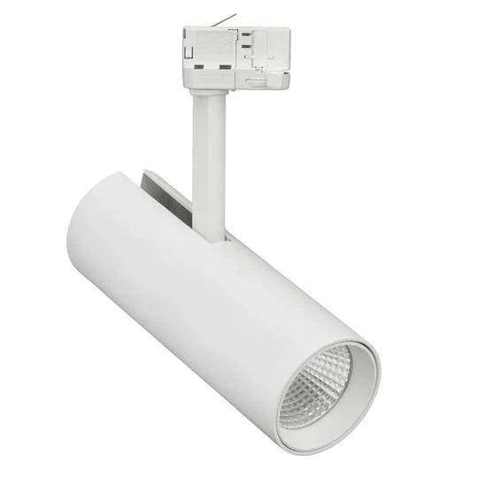 LUX-IT, LED-Stromschienenstrahler Mox Tube, Raumbild, professionelle Lichtplanung