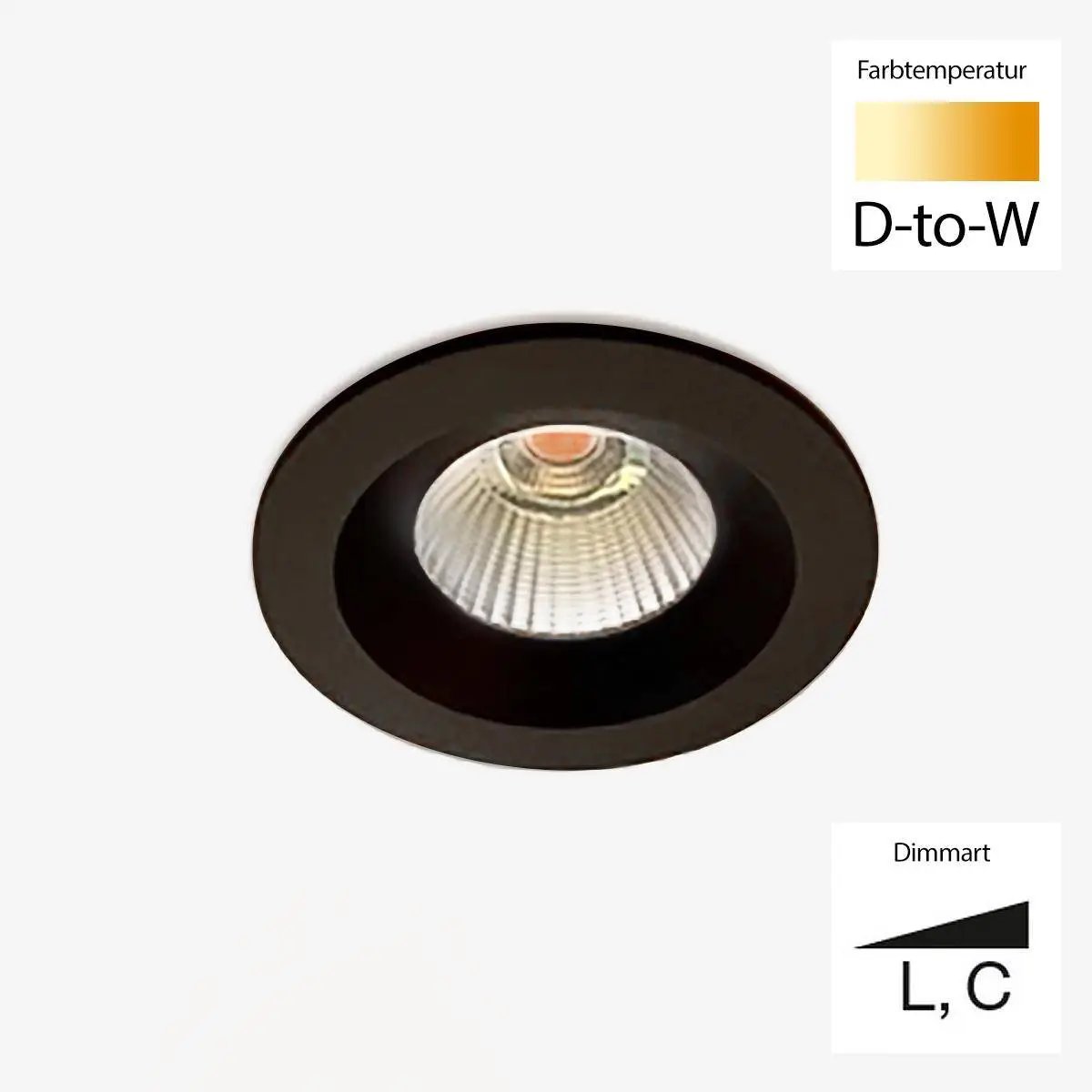 Sonluce, Deckeneinbauleuchte SEVEN FIX, Raumbild, flexible Einbaubeleuchtung