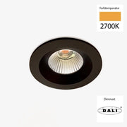 Sonluce, Deckeneinbauleuchte SEVEN FIX, Raumbild, hochwertige Raumbeleuchtung