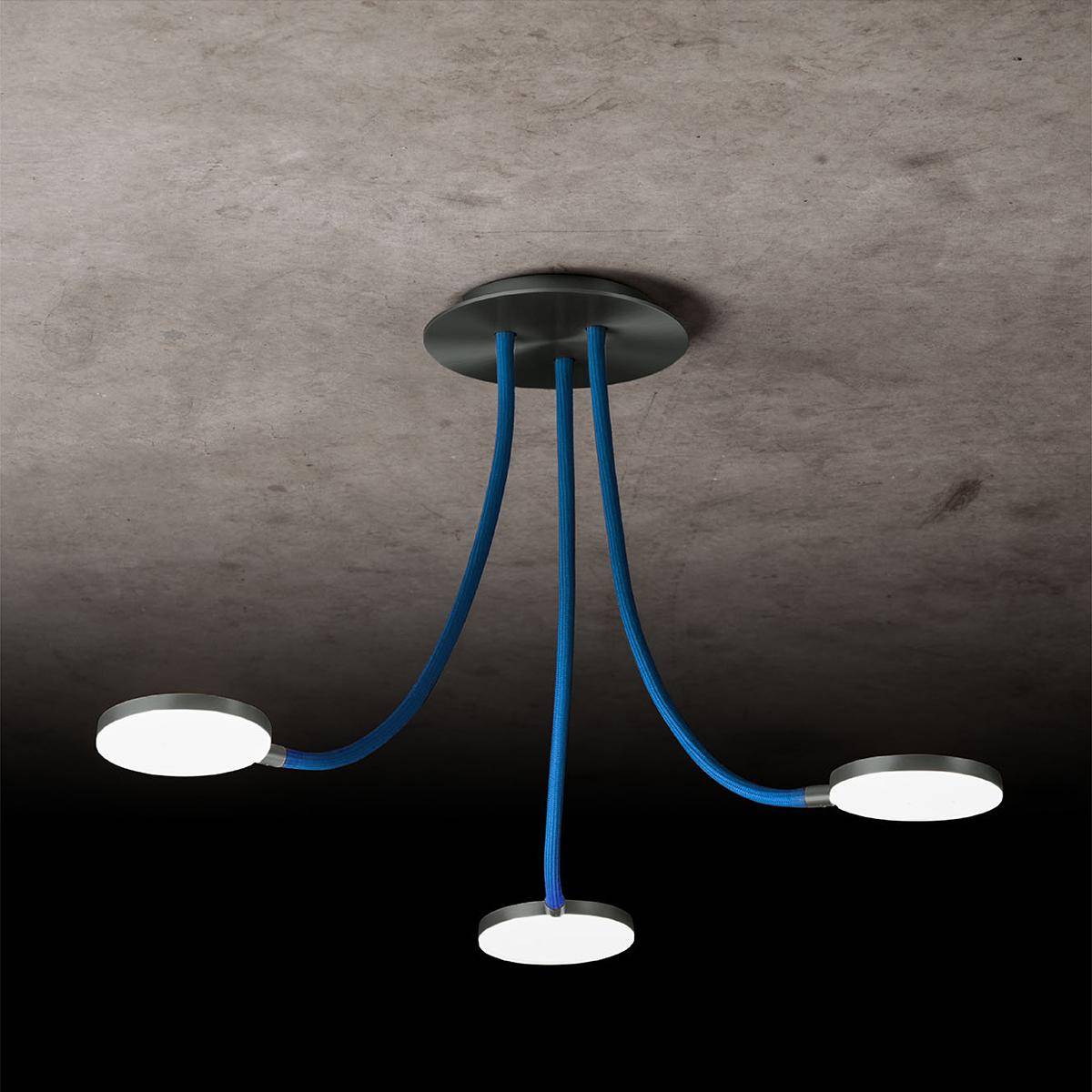 Holtkötter, Deckenleuchte Flex D3, Raumbild, stilvolle Lichtgestaltung