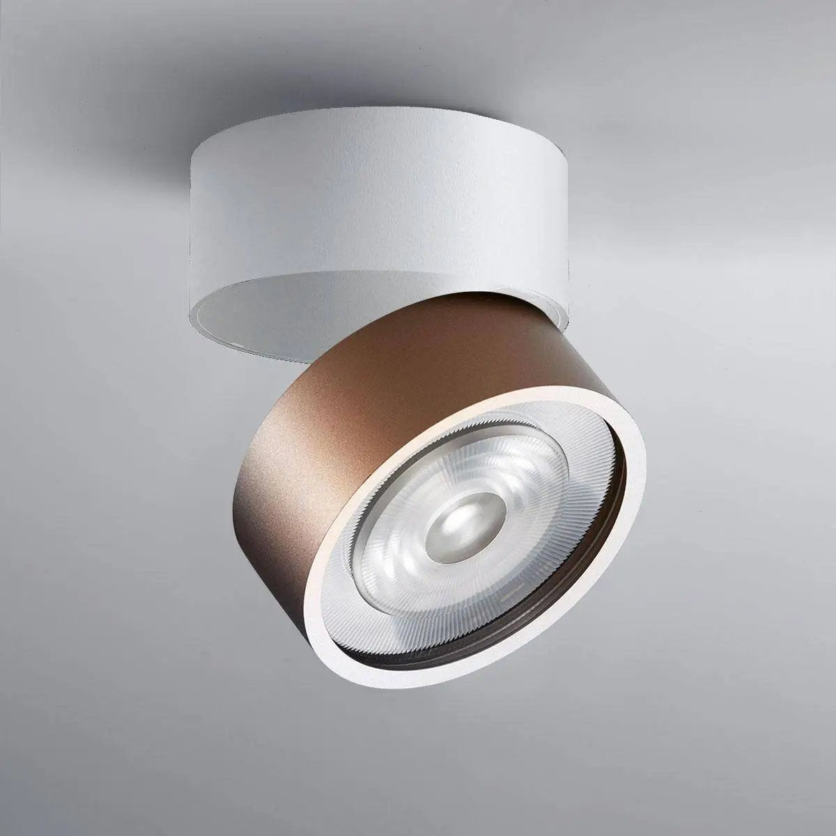 LUX-IT, Aufbaustrahler Swing Out 15,5W, Raumbild, moderne Lichtlösung