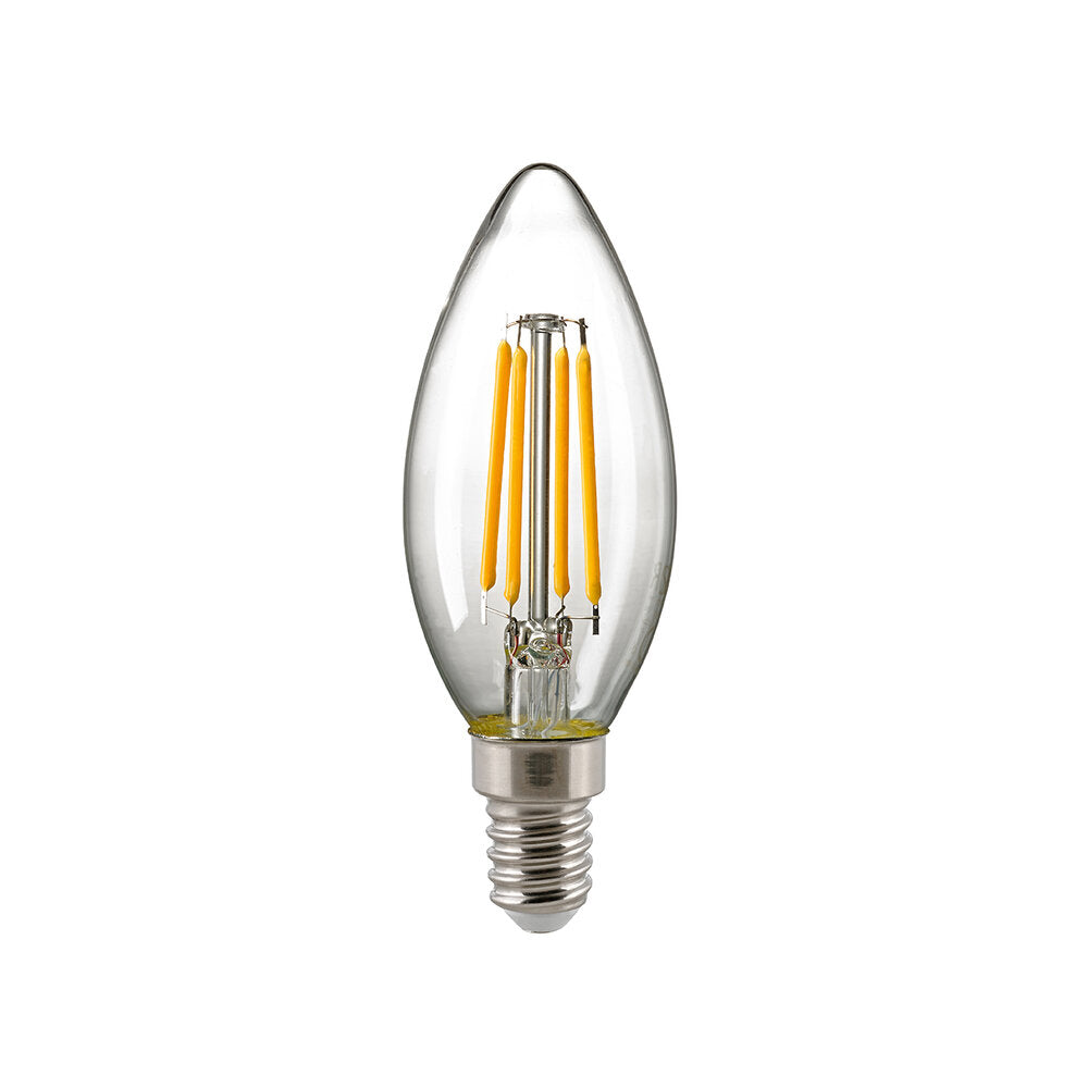 SIGOR Filament Kerzenlampe klar dim, Artikel 6146701