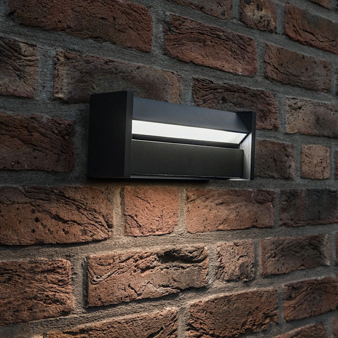 IP44.de Wandleuchte slat, schwarz, moderne Anwendung