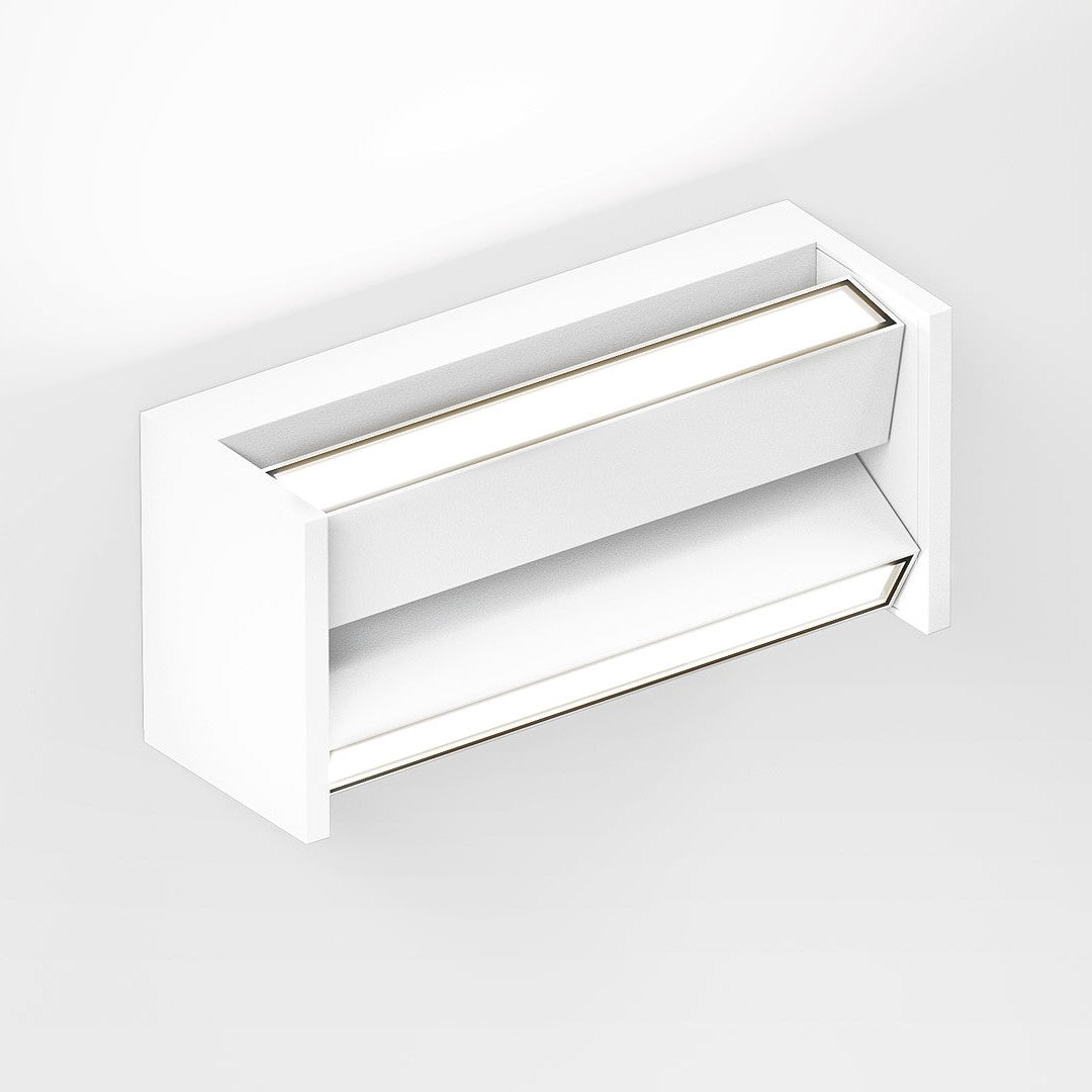 IP44.de Wandleuchte slat, weiss, Vorderansicht
