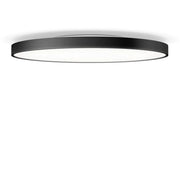 Serien, Deckenleuchte Slice XL Up&Down, Schwarz, moderne Deckenleuchte