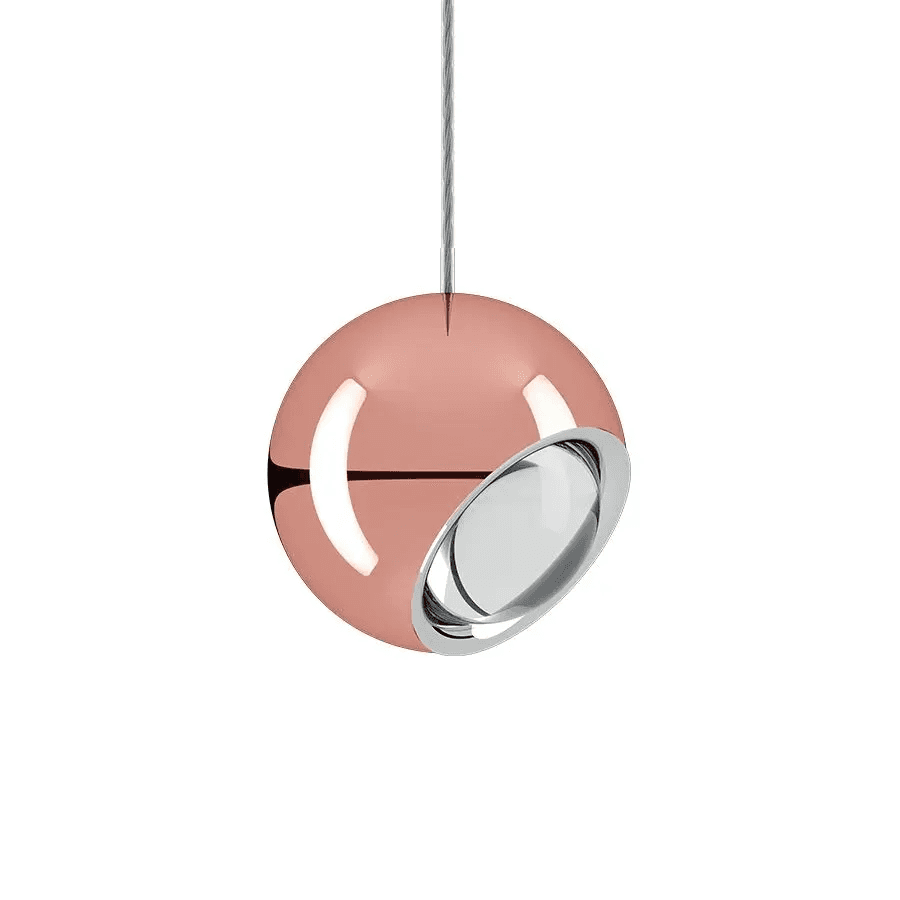 Lodes, Pendelleuchte Spider ohne Baldachin, Rosegold, Produktbild