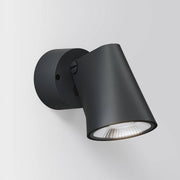 Moderne schwarze Wandleuchte stic mit Phasendimmfunktion für Außenbereich