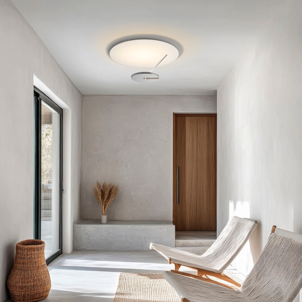 Holtkötter, Deckenleuchte Supernova Disc, Raumbild, moderne Raumbeleuchtung