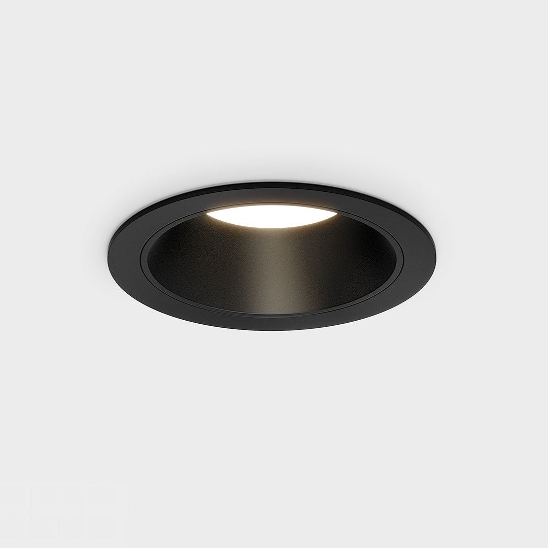 IP44.de LED Deckeneinbauleuchte suq.3, schwarz, Vorderansicht