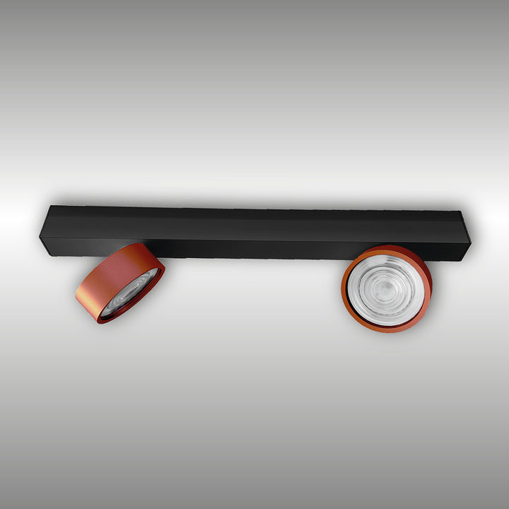 Aufbaustrahler Swing 2-flammig