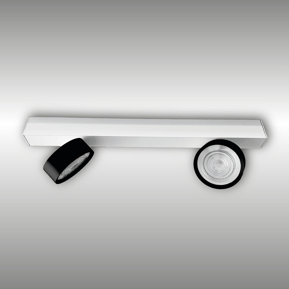 Aufbaustrahler Swing 2-flammig