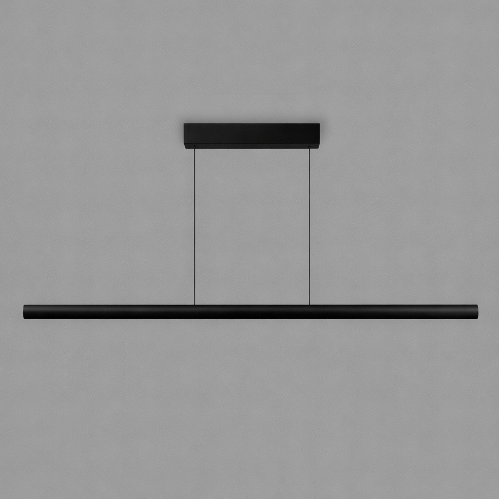 Holtkötter, Pendelleuchte Viona Mueta, 123cm Schwarz, moderne Raumbeleuchtung