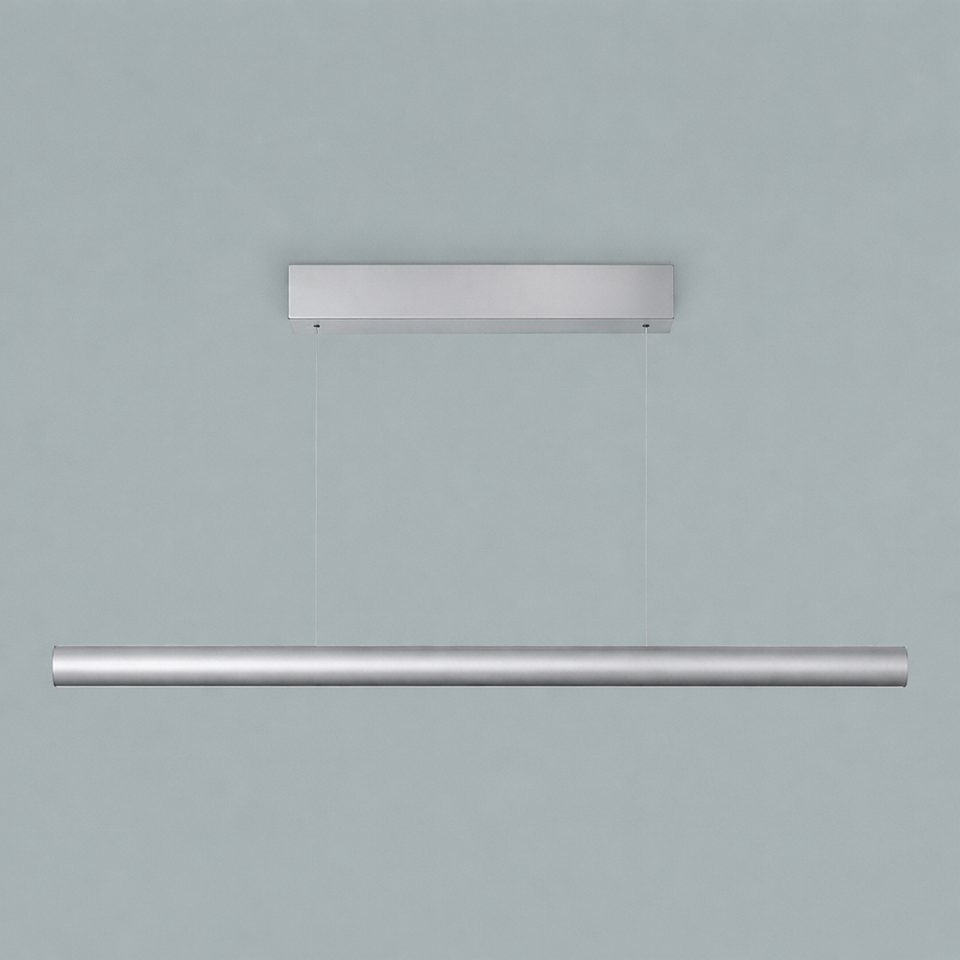 Holtkötter, Pendelleuchte Viona Mueta, 83cm Silber, stilvolle Esstischbeleuchtung