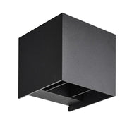 Mobilux, Wandleuchte Cube, Schwarz, stilvolle Außenleuchte