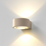 Sonluce, Wandleuchte Mia, Sand, moderne Wandbeleuchtung