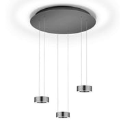 GKS Knapstein, Pendelleuchte Zera, Nickel 3-flammig rund, Produktbild