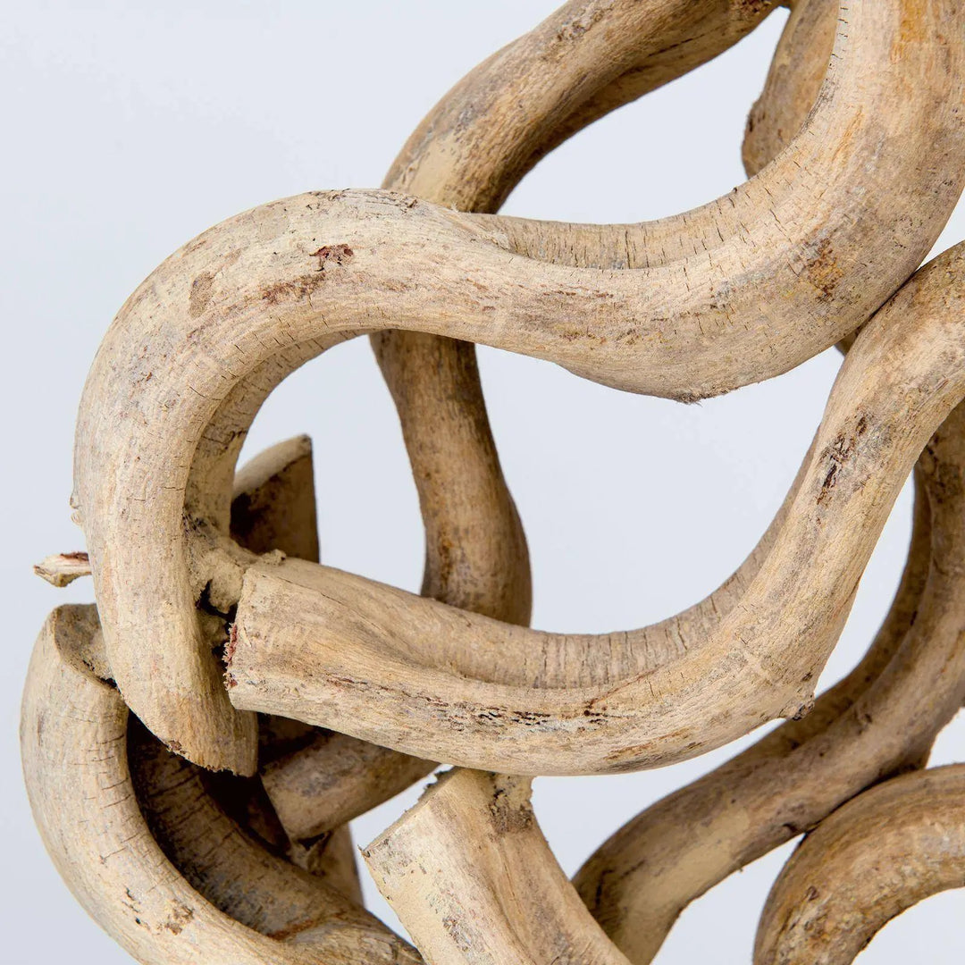 Tischleuchte PEGGY, Naturholz mit weißem Stoffschirm