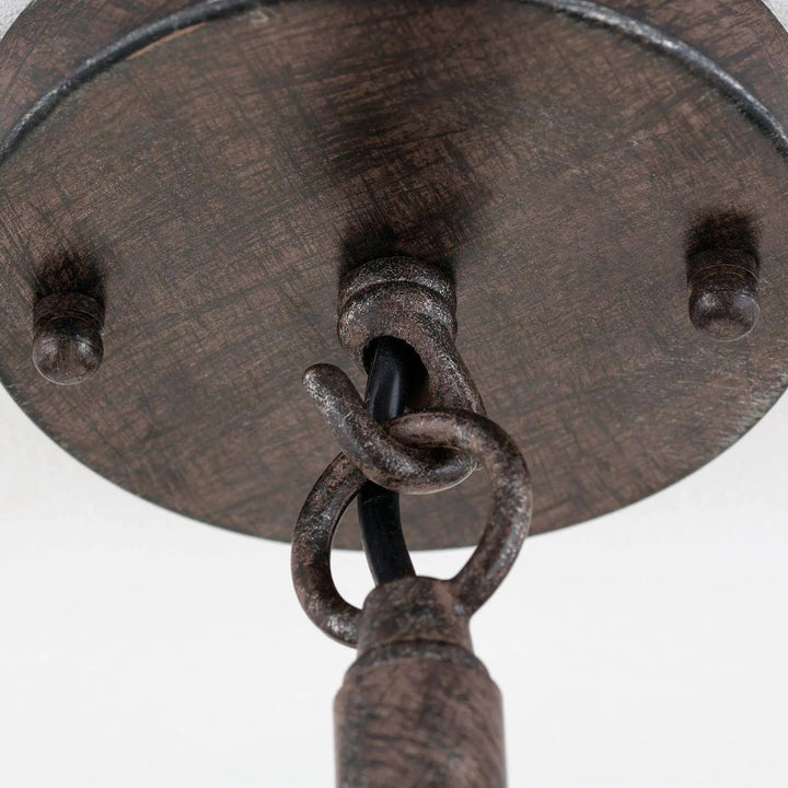 Vintage Hängeleuchte BASSENA 1 flg.