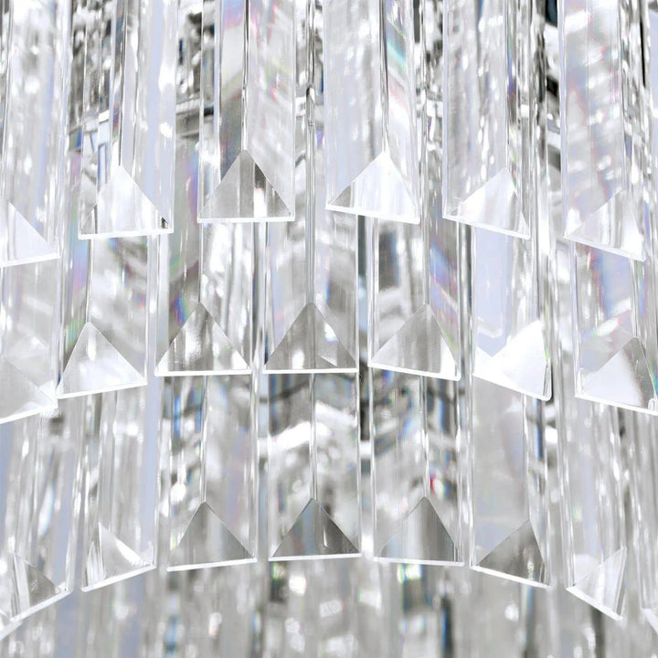 LED Deckenleuchte Prism, chrom, Ø 35cm