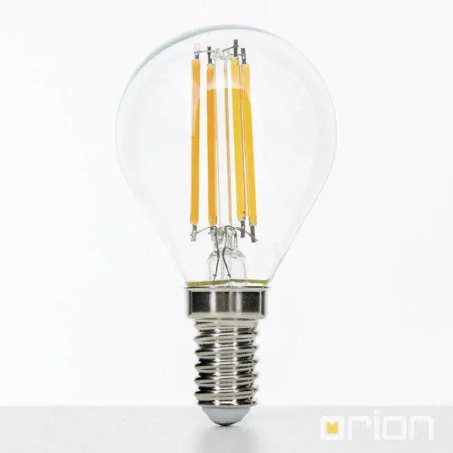 LED Tropfenform, E14, 4,5 Watt, klar
