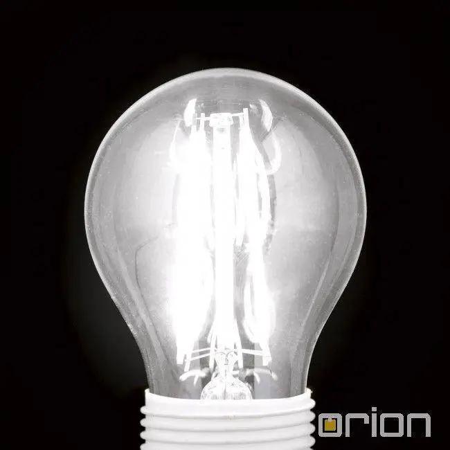 Orion, LED Tropfenform E14 klar, Detail, energiesparendes Leuchtmittel