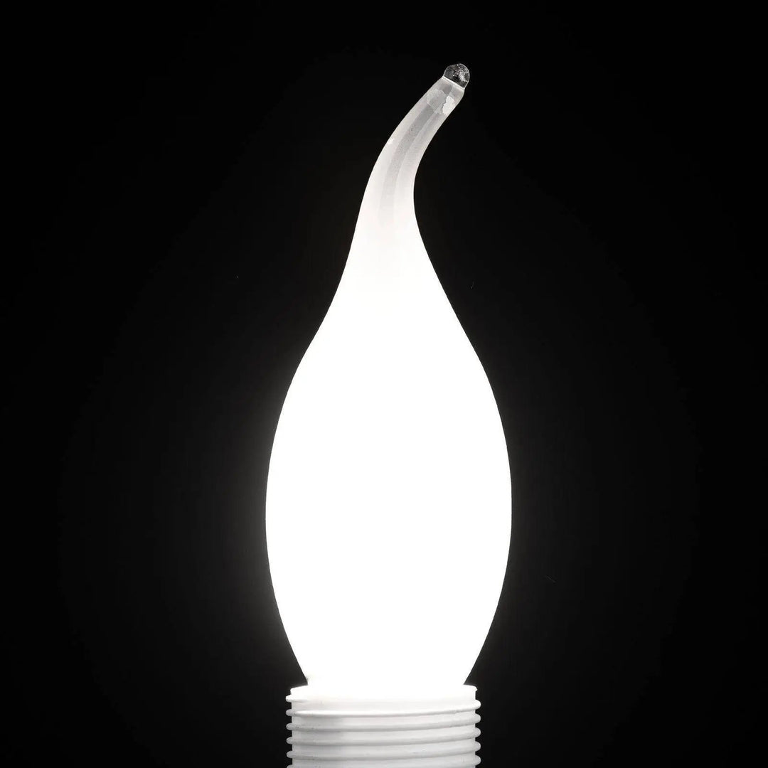 LED Windstoßkerze, E14, 4,5 Watt, matt