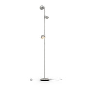 Baltensweiler, Stehleuchte Irio, Aluminium, moderne Wohnraumbeleuchtung